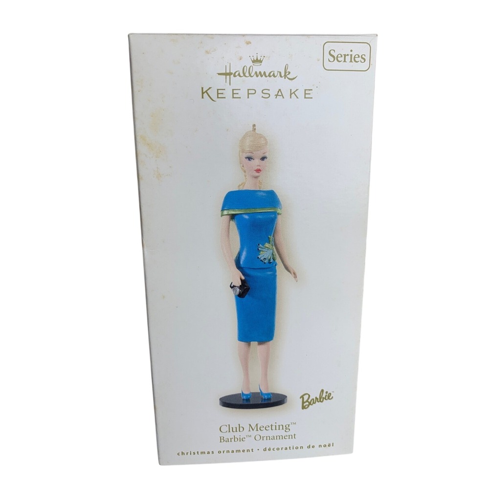 Hallmark Keepsake Club‎ Meeting Barbie Ornament 2008 15th Series 1966 Fashion